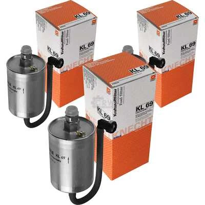 3X MAHLE / KNECHT KL 69 Filtre À Carburant Pour Porsche 911 996 - Photo 1/4