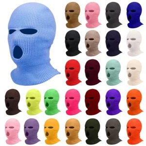 Winter Polar Coral Fleece Balaclava - Unisex Face Mask - Neck Warmer Beanies - Picture 1 of 27