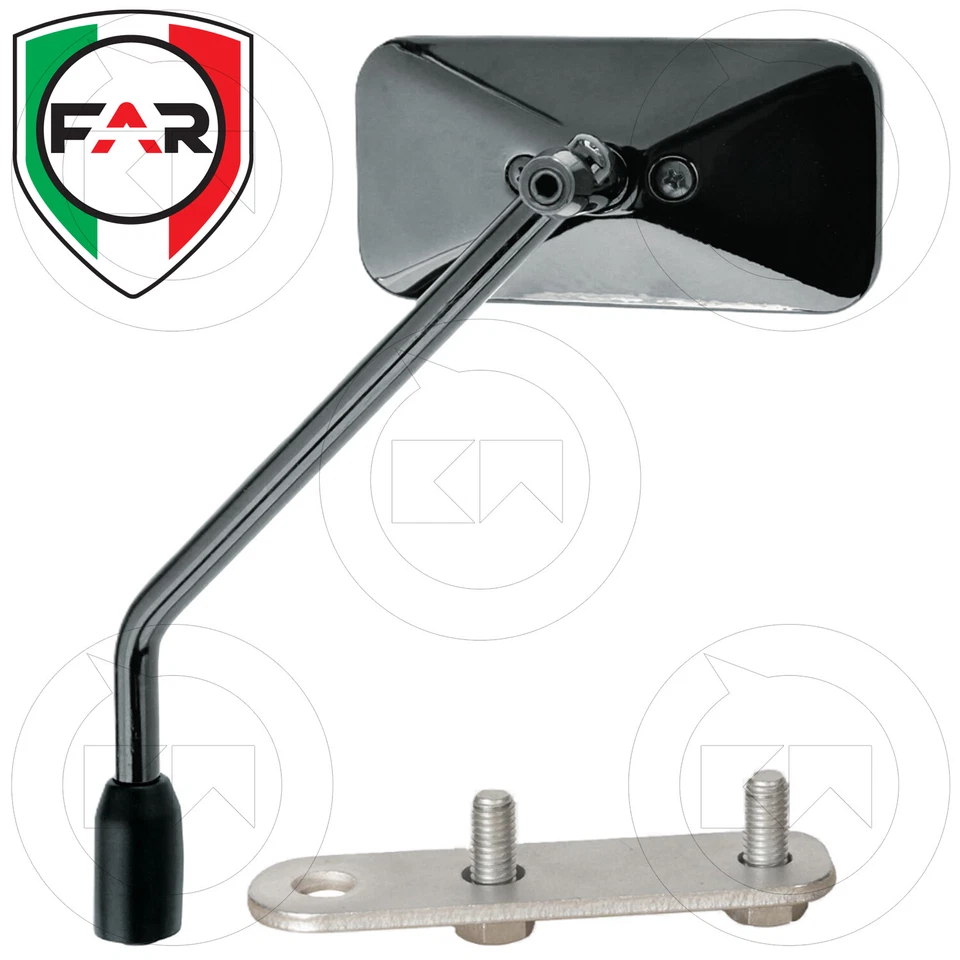Specchietto retrovisore Moto FAR 1578 Singolo Custom alluminio da Manubrio