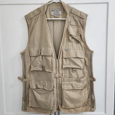 Chaleco de observación de aves Weekender Traveler marrón medio Gorpcore al aire libre caza peces cámara Foto 1 de 4