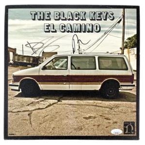 The Black Keys Signed Autograph 12X12 El Camino Canvas Patrick & Dan w/ JSA COA - Picture 1 of 3