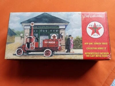 ERTL 19542V Texaco 1919 GMC Tanker Truck Diecast Metal Bank Series 17 NIB - Image 1 of 4
