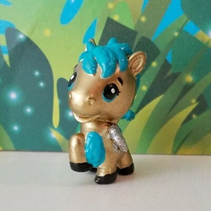 Hatchimals Colleggtibles - REPAINT Golden Ponette w/hatchable golden egg. aqua - Picture 1 of 4