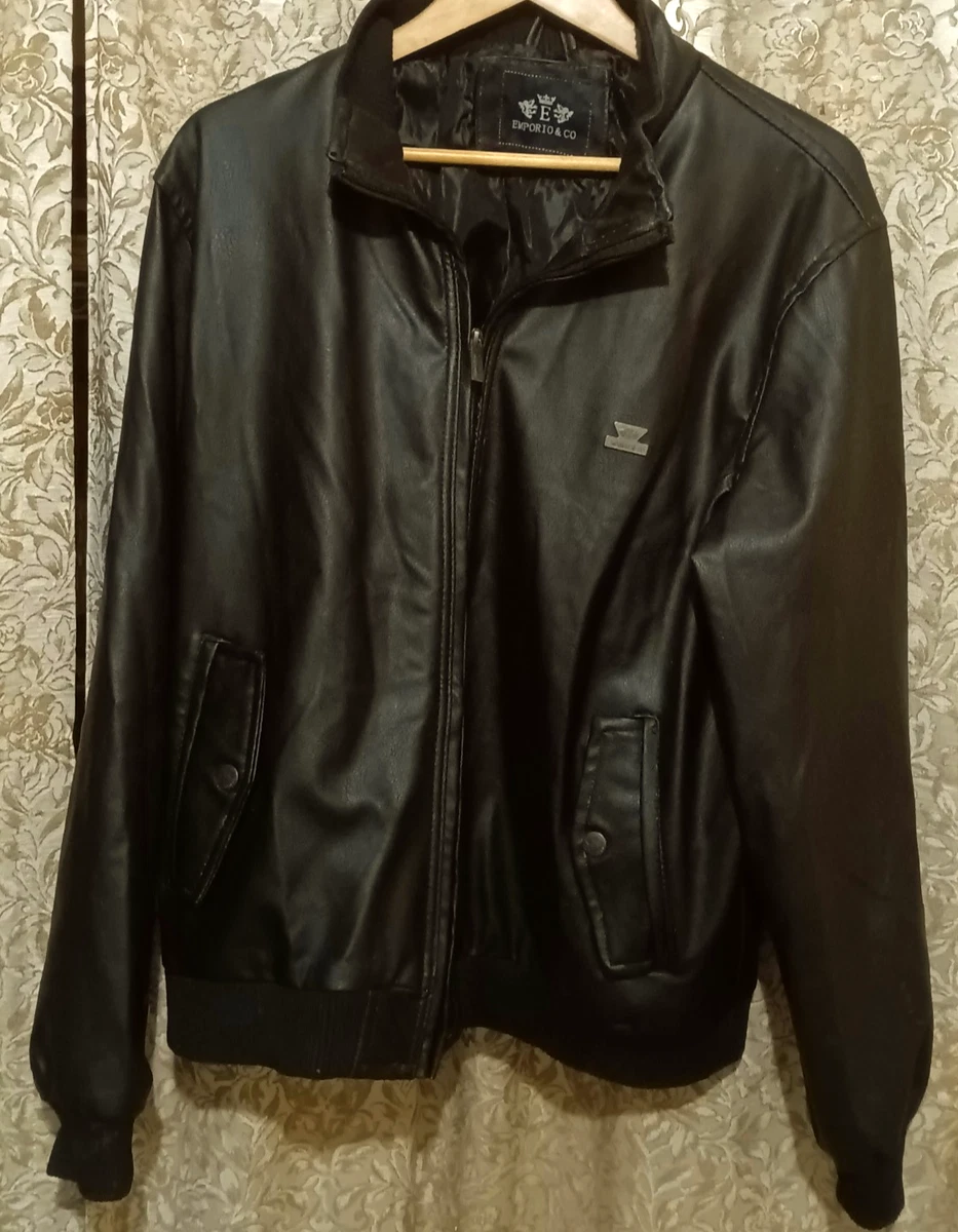Emporio Armani Leather Outer Shell Jackets for Men for Sale | Shop