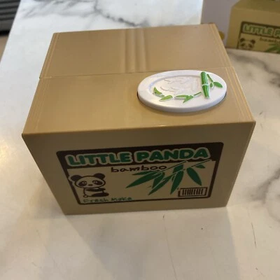 Lovely Lufeng Panda Speaking Money Box, Boxed, Says Thank you - Image 1 of 4