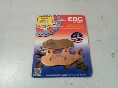 Pastillas de freno todo terreno sinterizadas serie EBC R para Kawasaki KX500E 1989-93 delanteras 1 Pr Foto 1 de 4