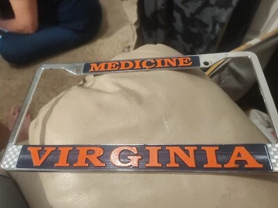 Marco de placa de metal de medicina de la Universidad de Virginia Foto 1 de 4