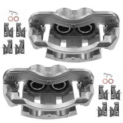 2x Front Brake Calipers w/ Bracket for Chevy W3500 Tiltmaster GMC W3500 Forward - Image 1 of 4