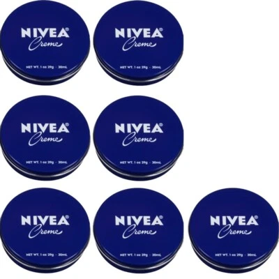 7 x Nivea Moisturizing Skin Creme Travel Size Cream for Hand Body Face, 1 oz. - Image 1 of 4