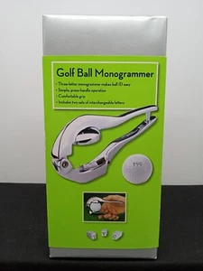 NEW Golf Ball Monogrammer Three Letter Brand New in Box SEALED - Picture 1 of 6
