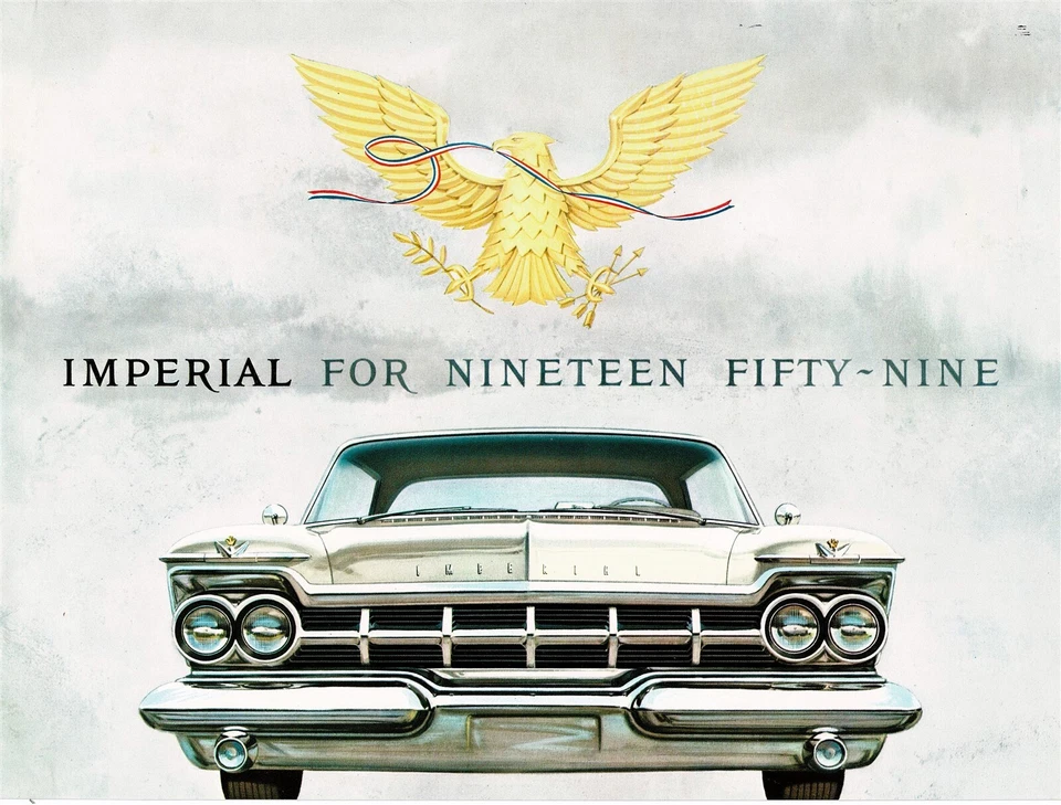 1959 Imperial Custom Crown LeBaron Deluxe Sales Brochure - Image 1 of 1