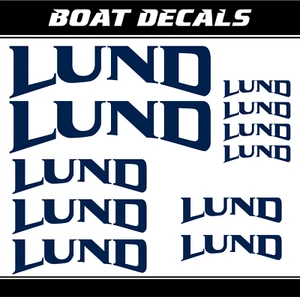 Lund boot aufkleber boat motorboot sticker Ersatz marine segelboot sportboot - Bild 1 von 9