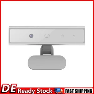 Gesichtserkennungs-Webcam HD 1080P 2MP USB-Webcam für Windows 10/11 (Silber) DE - Bild 1 von 8