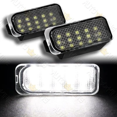 SE ADAPTA A FORD EDGE RANGER TRANSIT CONNECT SMD LED XENÓN BLANCO LUCES DE MATRÍCULA Foto 1 de 4