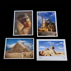 4 Vintage Egyptian Postcard Set – Rare & Iconic US Seller - Picture 1 of 2
