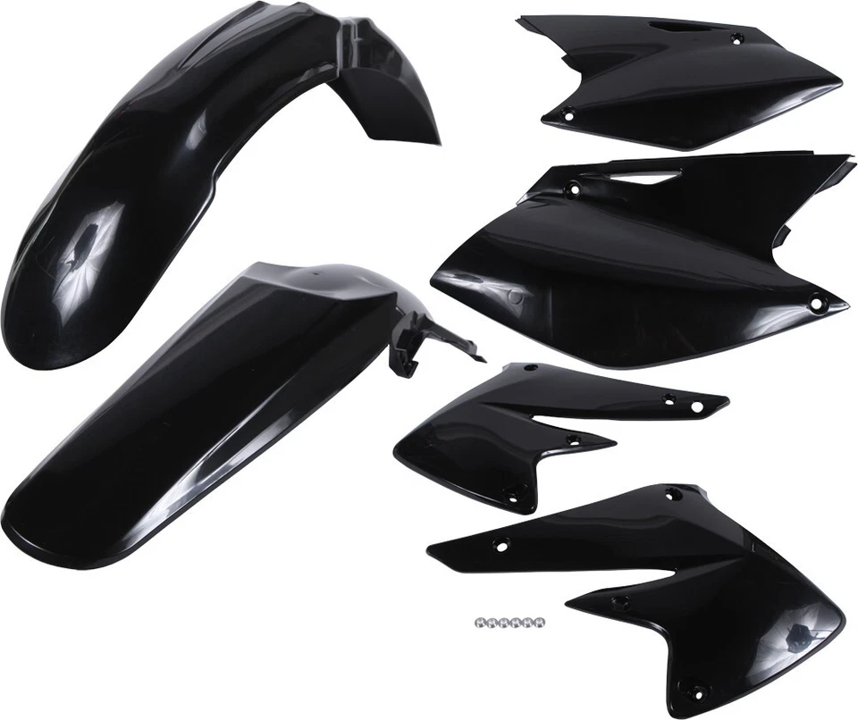 Acerbis STD Plastic Kit Color: Black For 2004-2005 Kawasaki KX250F KX 250F 250 F - Image 1 of 1