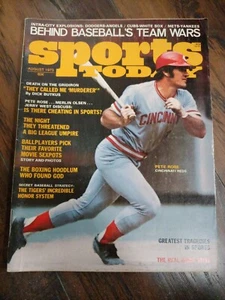 VTG Sports Today Magazine August 1973 Pete Rose Cover Dick Butkus Chicago Bears! - Picture 1 of 8