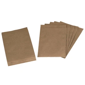 24 Flachbeutel Kraft Papiertüten/Geschenktüten 13x18cm Gastgeschenk Hochzeit DIY - Bild 1 von 1