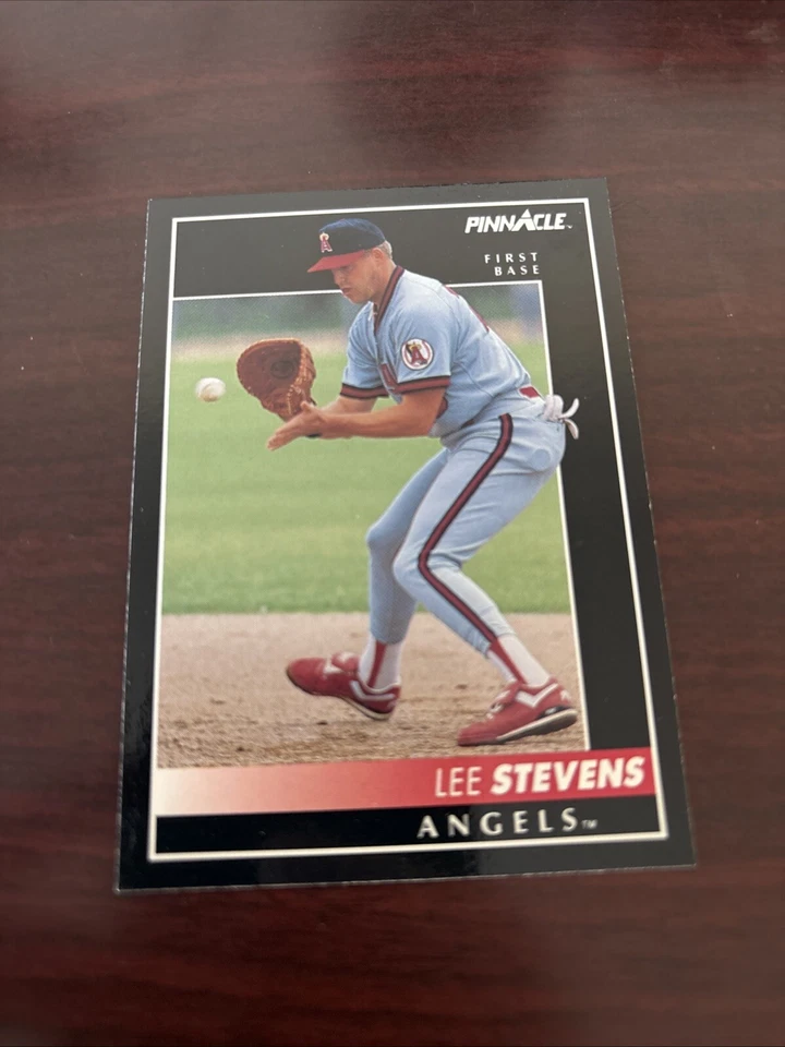 1992 Pinnacle Lee Stevens California Angels #453 - Image 1 of 1