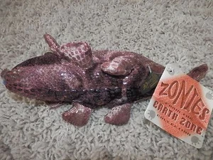 Russ Zonies Tyrone Dinosaur Plush 7" Stuffed  Triceratops Bean Bag earth zone - Picture 1 of 3