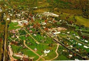 Postal del Museo Shelburne Vermont Ariel View Shelburne sin publicar - Imagen 1 de 2