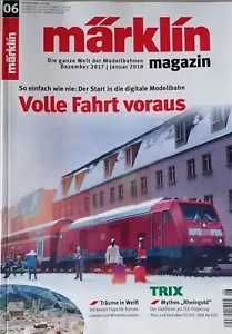 märklin-magazin Dezember 2017/Januar 2018 "Start in die digitale Modellbahn" - Bild 1 von 1