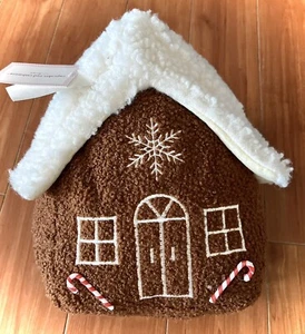 New TikTok Cupcakes And Cashmere Gingerbread House Christmas Pillow Candy Cane - Picture 1 of 1