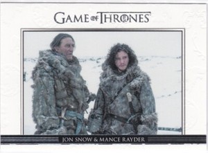 2014 Game of Thrones Season 3 Relationships Jon Snow Mance Rayder & #DL15