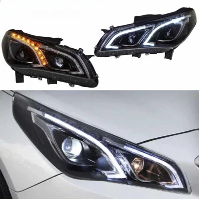 2X Faro LED DRL Giro Señal Secuencial Lo/Hi Beam Para Hyundai Sonata 15-17 Foto 1 de 4