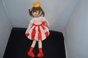 IKEA Nojsig Red White Queen Princess Circus Crown Stuffed Doll 15" Plush I6 - Picture 1 of 4