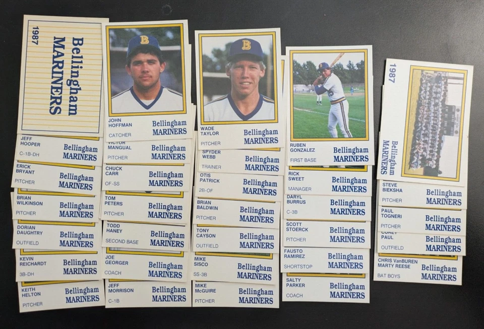 1987 Bellingham Mariners - You Pick 1 -  A Minor League Seatle Mariners - Image 1 of 1