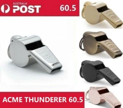 ACME Thunderer Whistle 60.5 Small Official Referee Whistle - image 1 of 4