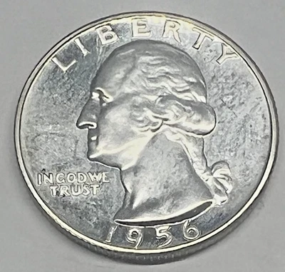 1956 Proof  Washington Silver Quarter - Image 1 of 2