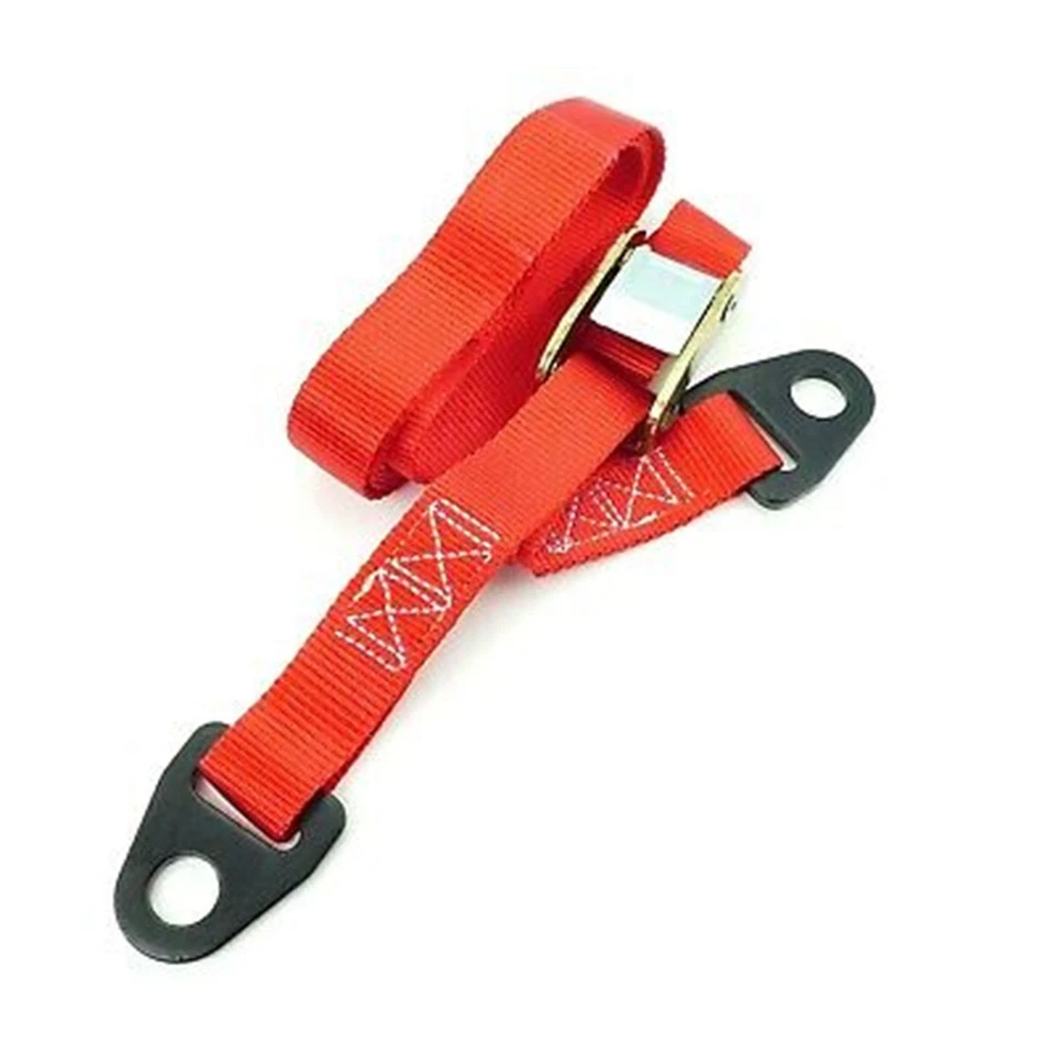 Correa limitadora descendente delantera roja arrastre carreras moto deportiva 71-1280R Foto 1 de 3