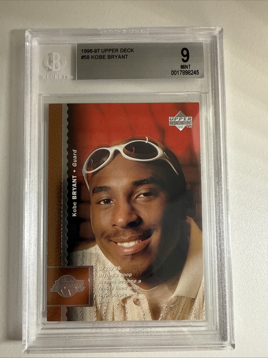 Upper Deck Kobe Bryant 9 Grade Basketball Sports Trading Upper Deck Kobe Bryant 9 Grade Basketball Sports Trading
