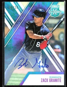 Zack Granite 2017 Panini Elite Extra Edition Autographs Tie-Dye Auto /10 #154 - Picture 1 of 2