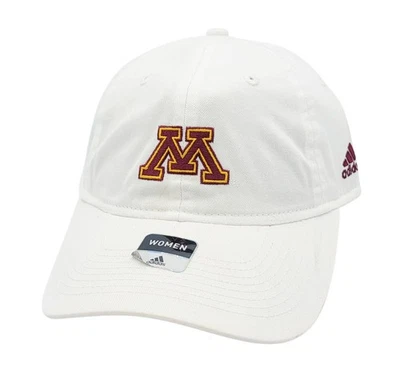 Minnesota Golden Gophers Adidas Women's Collection White Relaxed-Fit Hat Cap  - Image 1 of 4