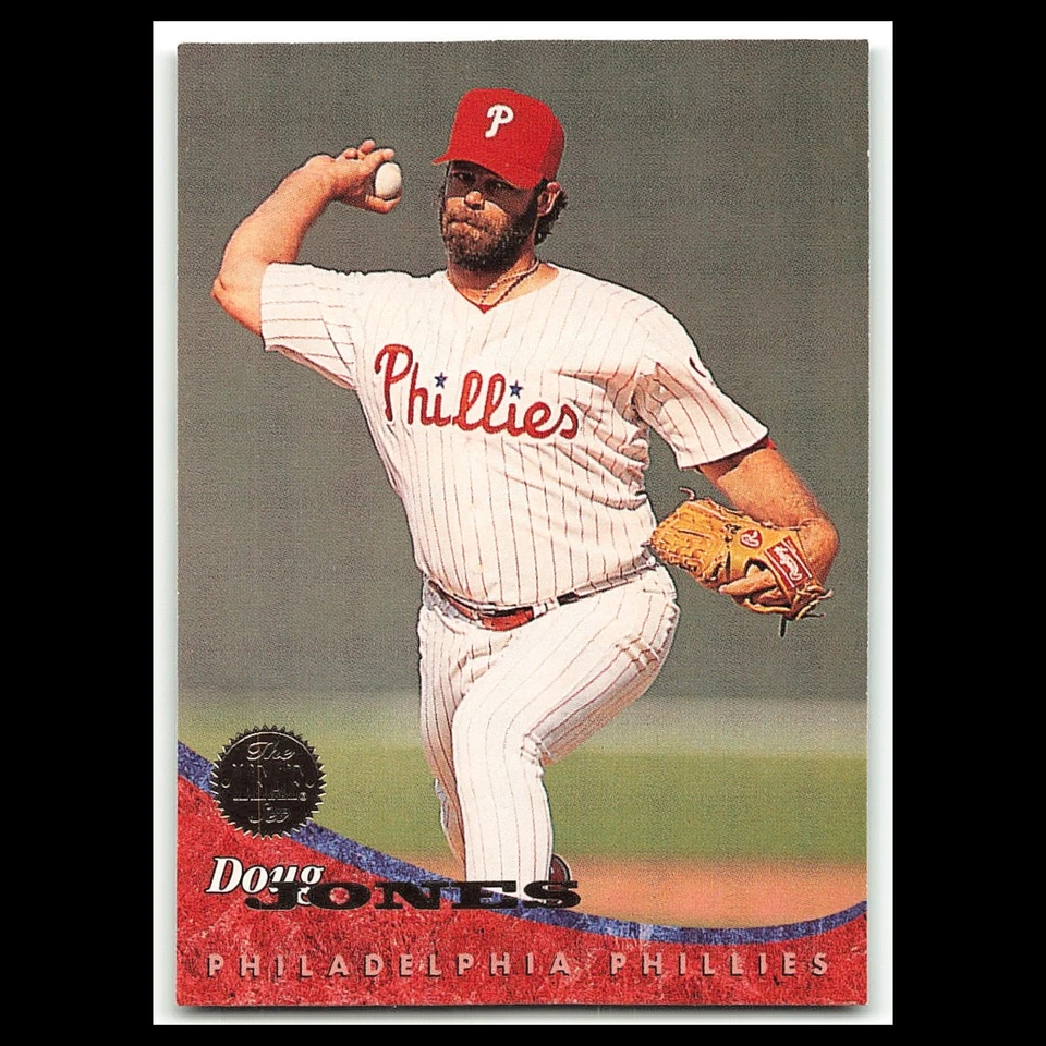 Doug Jones #377 1994 Leaf Philadelphia Phillies Baseball Card MLB NM - Image 1 of 3