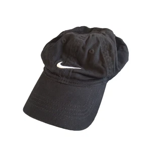 Nike Logo Kleinkind schwarz Baseballkappe Mütze Klettverschluss verstellbar Damengröße - Bild 1 von 6