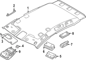 Genuine Nissan Overhead Console 26430-5MR0A - Picture 1 of 1