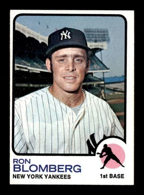 1973 Topps #462 Ron Blomberg   NM/NM+ X3588667 - Image 1 of 3