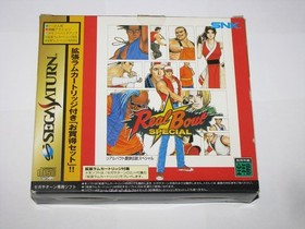 Real Bout Fatal Fury Special Boxed +1MB RAM Sega Saturn Japan import US Seller