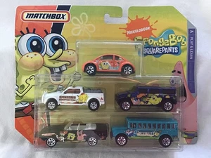 MATCHBOX (MO171) SPONGEBOG & SQUAREPANTS 5 PACK - ( USA ISSUE ) - UNOPENED - Picture 1 of 3