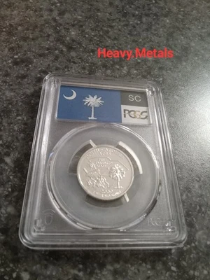 2000-S SOUTH CAROLINA Silver Proof Quarter PR70 PCGS FLAG LABEL NICE LOW PRICE!! - Image 1 of 4
