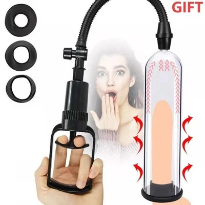 MARKENLOS Penis Pump Vacuum Big Dick Stretcher Enlarger Enhancement Sex Toys for Men Adult