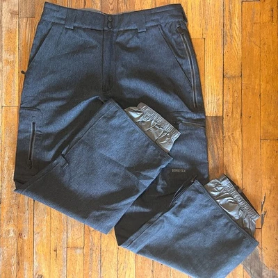 BURTON ~ Hombres L ~ AK 2L Stagger ~ Gore-Tex Snowboard Esquí Nieve Pantalones Gris ~ Excelente Foto 1 de 4