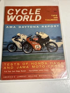 Vintage Cycle World Magazine 1963 June AMA Daytona Report - Picture 1 of 3