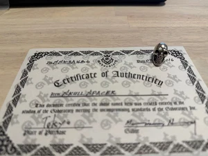 GABOR GABORATORY Espaciador de Cuentas de Calavera con Certificado de Autenticidad JAPÓN Me - Imagen 1 de 7