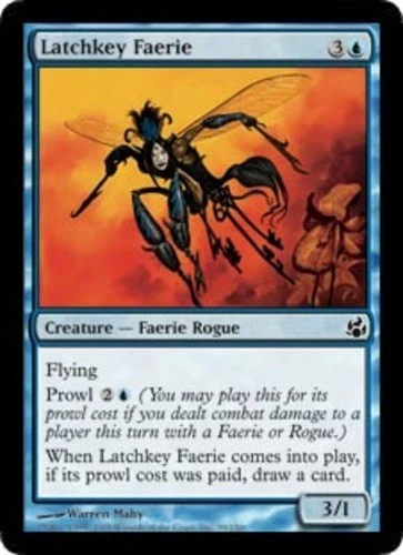 Latchkey Faerie - Foil - Morningtide #39/150 MTG Magic The Gathering - Image 1 of 1