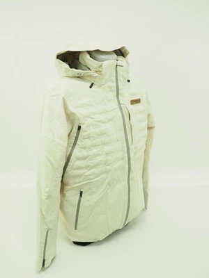 New Spyder Pinnacle Men's Winter Ski Jacket Size XL Vanilla Latte Cream Color - Image 1 of 4